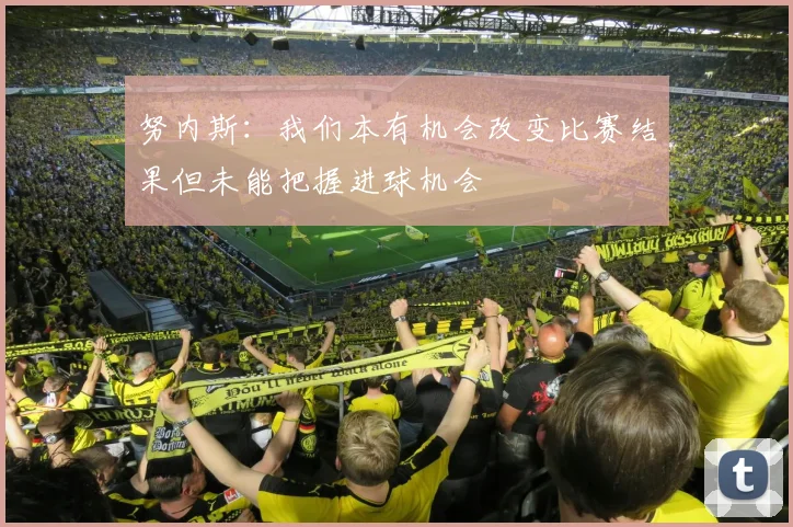 努内斯：我们本有机会改变比赛结果但未能把握进球机会